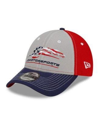 Men's Red, Gray JR Motorsports Snapback Adjustable Hat by NEW ERA