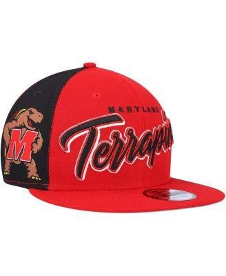 Men's Red Maryland Terrapins Outright 9FIFTY Snapback Hat by NEW ERA