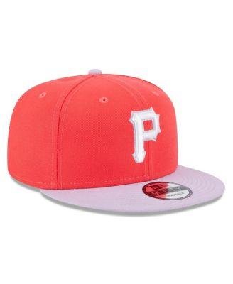 Men's Red, Purple Pittsburgh Pirates Spring Basic Two-Tone 9FIFTY Snapback Hat by NEW ERA