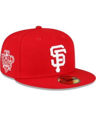 Men's Red San Francisco Giants Sidepatch 59FIFTY Fitted Hat by NEW ERA