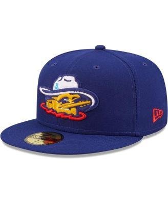 Men's Royal Amarillo Sod Poodles Authentic Collection 59FIFTY Fitted Hat by NEW ERA