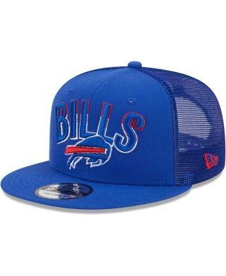 Men's Royal Buffalo Bills Grade Trucker 9FIFTY Snapback Hat by NEW ERA