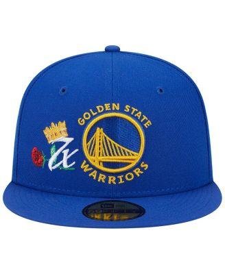 Men's Royal Golden State Warriors Crown Champs 59FIFTY Fitted Hat by NEW ERA