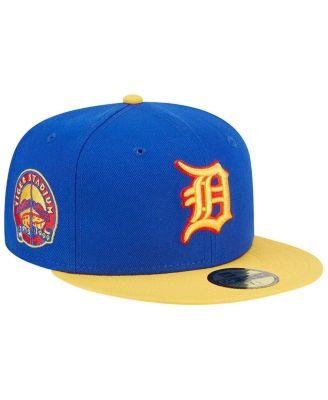 Men's Royal, Yellow Detroit Tigers Empire 59FIFTY Fitted Hat by NEW ERA