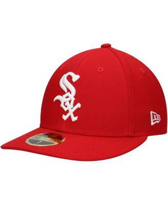 Men's Scarlet Chicago White Sox Low Profile 59FIFTY Fitted Hat by NEW ERA