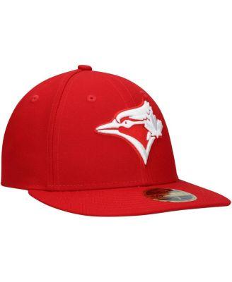 Men's Scarlet Toronto Blue Jays Low Profile 59FIFTY Fitted Hat by NEW ERA