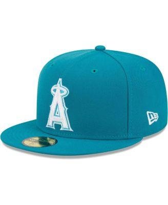 Men's Turquoise Los Angeles Angels 59FIFTY Fitted Hat by NEW ERA