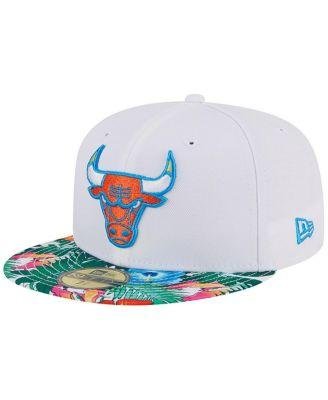 Men's White Chicago Bulls 59FIFTY Fitted Hat by NEW ERA
