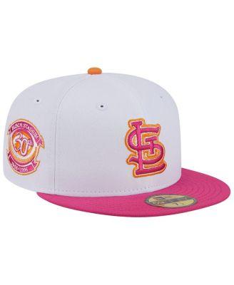 Men's White, Pink St. Louis Cardinals Busch Stadium 30th Anniversary 59FIFTY Fitted Hat by NEW ERA