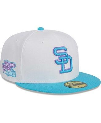 Men's White San Diego Padres Vice 59FIFTY Fitted Hat by NEW ERA