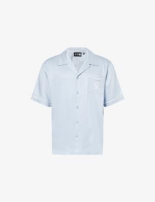 New York Yankees MLB Graphic Revere-Collar Woven Shirt by NEW ERA
