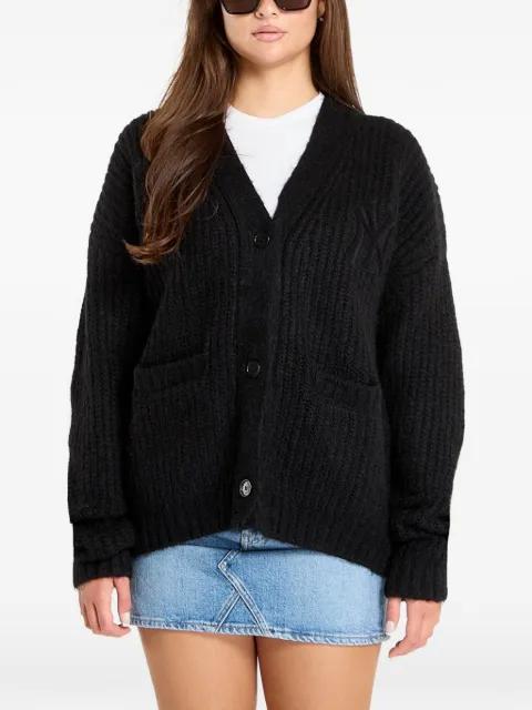 New York Yankees MLB ribbed-knit logo-embroidered cardigan by NEW ERA