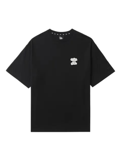 embroidered-logo cotton T-shirt by NEW ERA