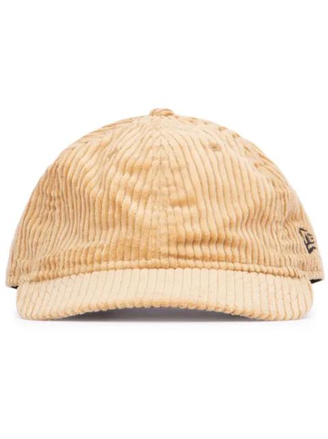 logo-embroidered corduroy cap by NEW ERA