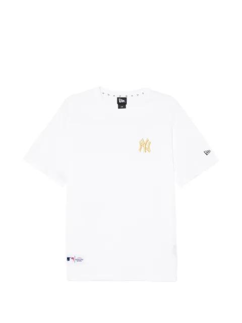 logo-embroidered crew neck T-shirt by NEW ERA
