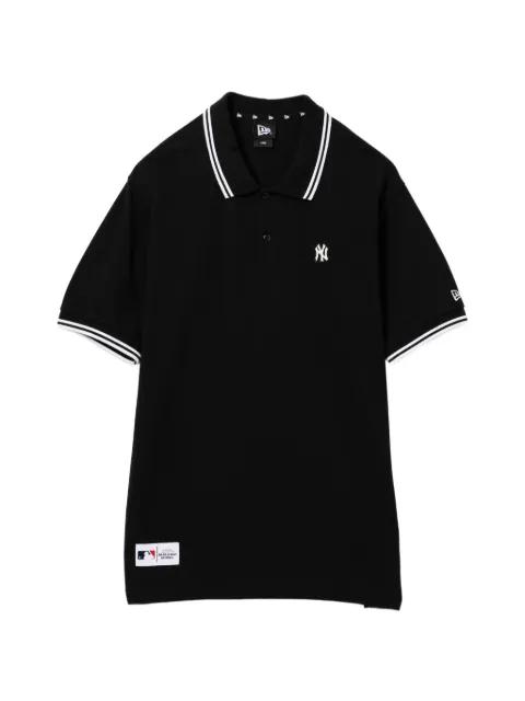 logo-patched short-sleeve polo shirt by NEW ERA