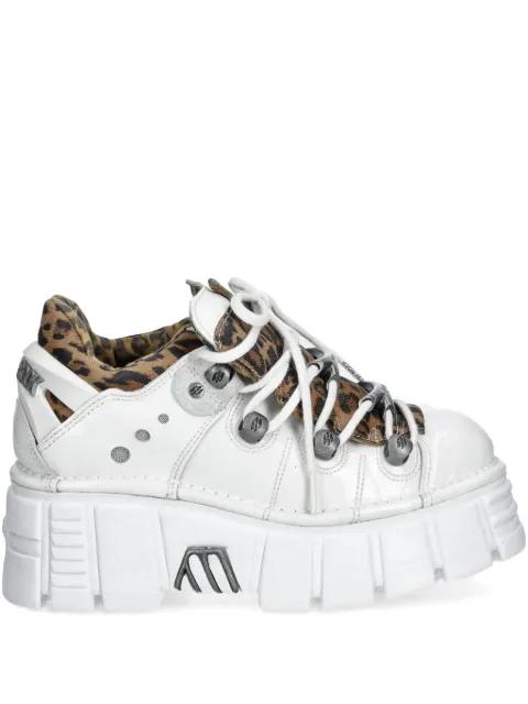 60mm leopard platform sneakers by NEW ROCK