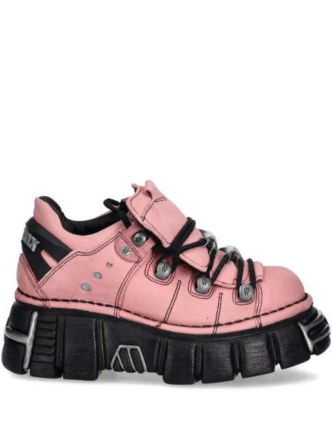 M-120N-C78 lace-up platform trainers by NEW ROCK