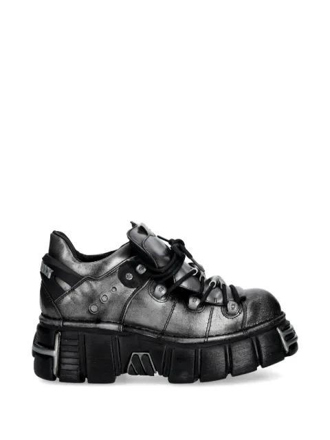 lace-up lug-sole trainers by NEW ROCK