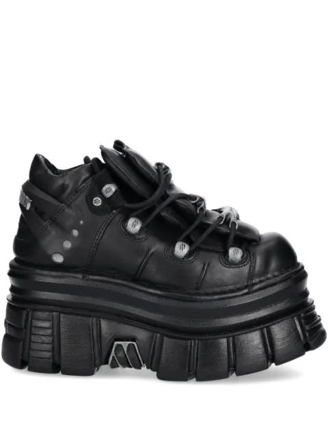platform lace-up trainers by NEW ROCK
