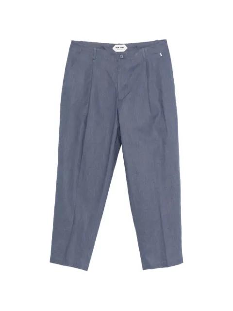 Andrew pleated cotton trousers by NEW YORK RESIDENT