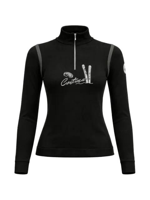 embroidered long-sleeve top by NEWLAND