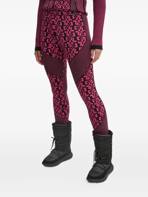 geometric-pattern leggings by NEWLAND