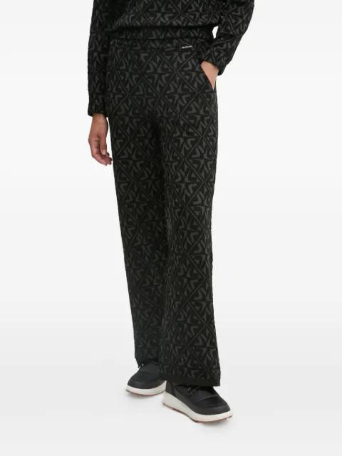 geometric-pattern trousers by NEWLAND