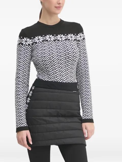 geometric snowflake print sweatshirt by NEWLAND