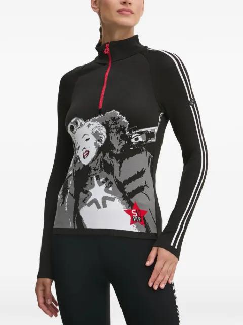 graphic-print sweater by NEWLAND
