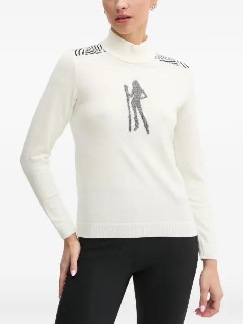 patterned graphic sweater by NEWLAND
