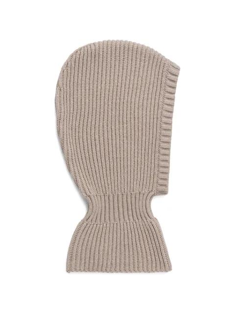 ribbed-knit balaclava by NEWLAND