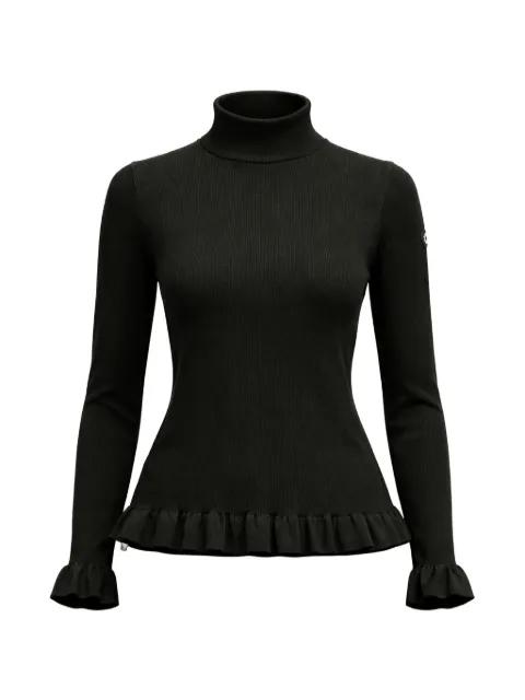 ribbed ruffled knit by NEWLAND