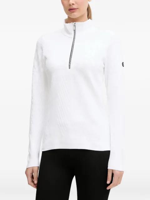 zip textured ski top by NEWLAND