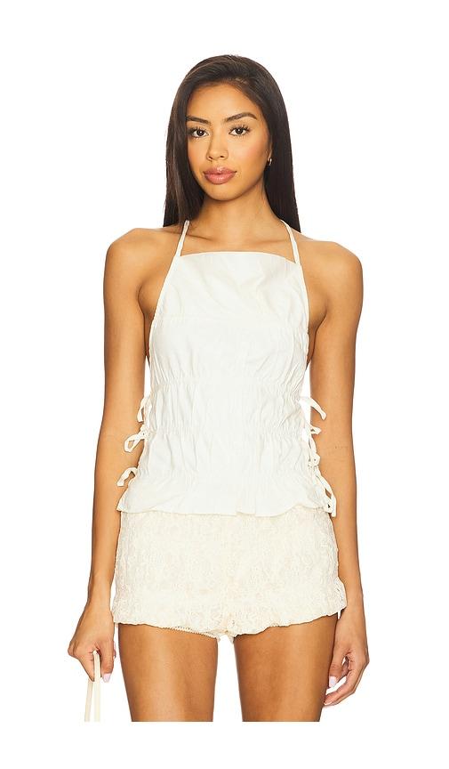 NIA Alix Top in Ivory by NIA