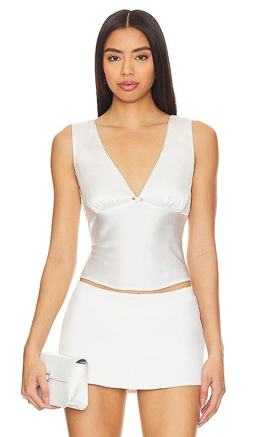 NIA Celia Top in White by NIA