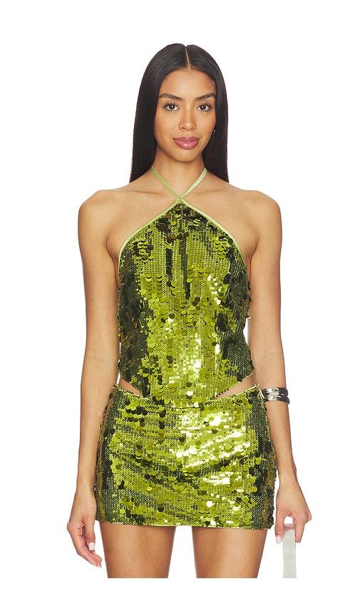 NIA Constance Top in Green by NIA