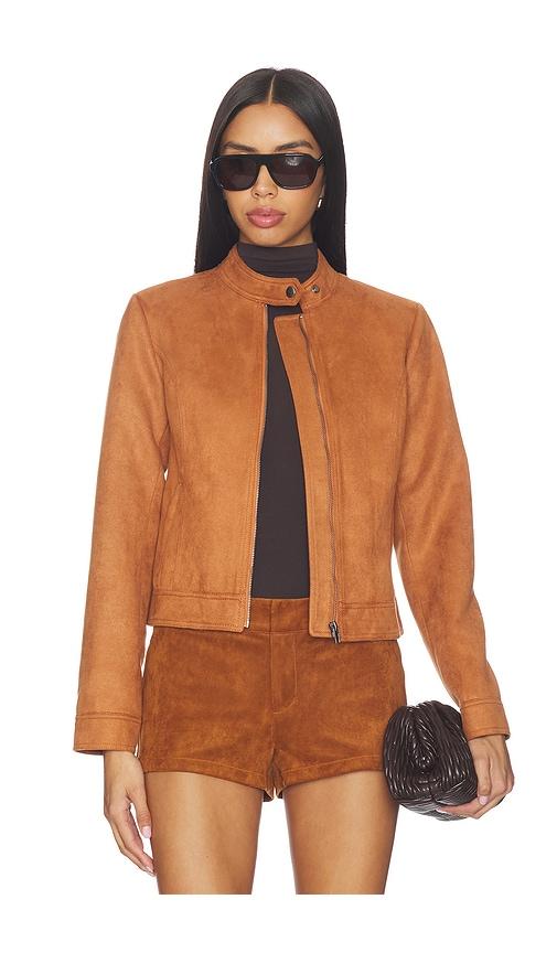 NIA Effie Moto Jacket in Tan by NIA