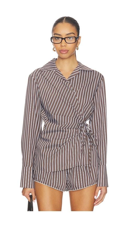 NIA Eliska Shirt in Brown by NIA