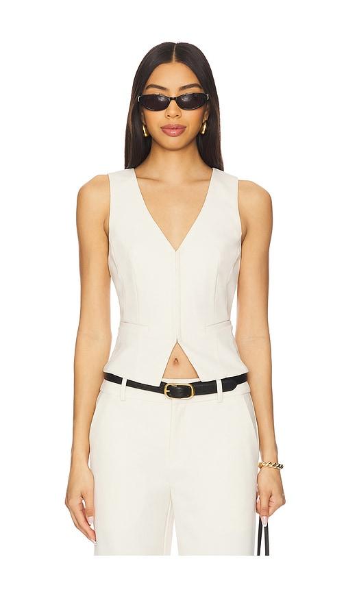 NIA Jordan Vest in Beige by NIA