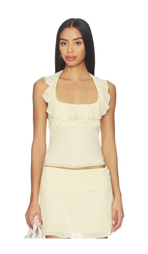 NIA Verbena Top in Lemon by NIA