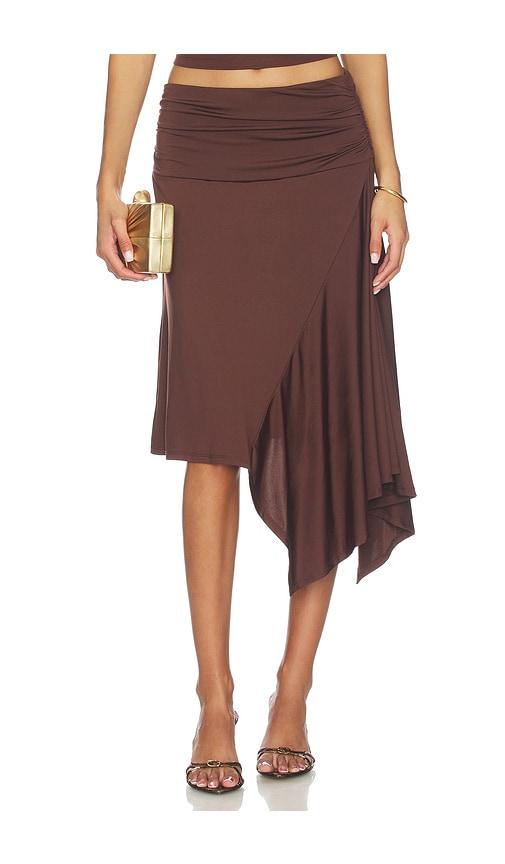 NIA Vine Skirt in Chocolate by NIA