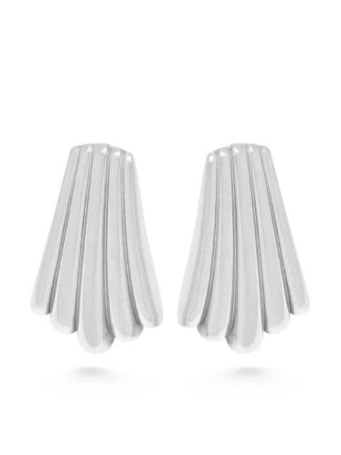 Calico Shell earrings by NIALAYA JEWELRY