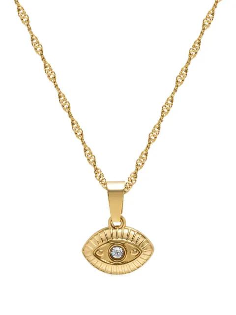 Evil Eye pendant necklace by NIALAYA JEWELRY