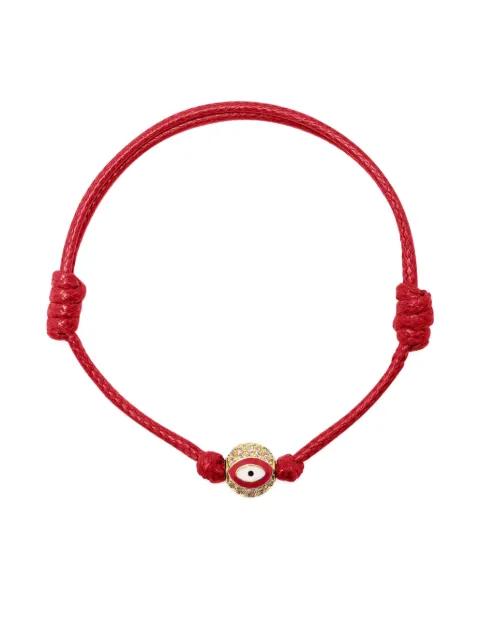 Evil Eye string bracelet by NIALAYA JEWELRY