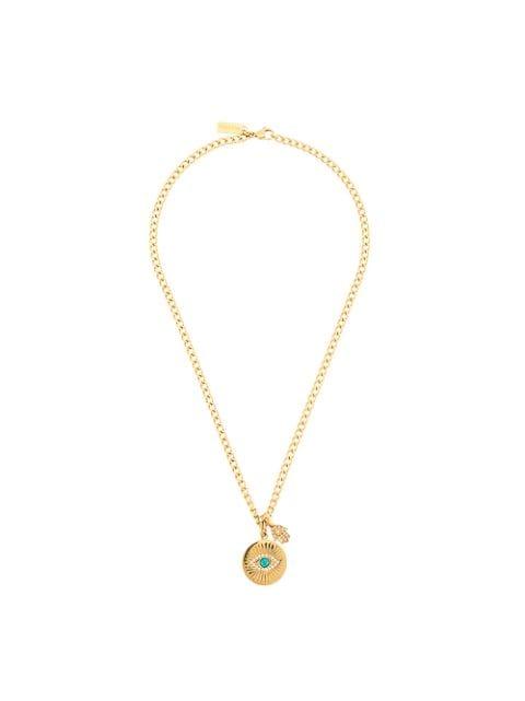 Skyfall Evil Eye pendant necklace by NIALAYA JEWELRY