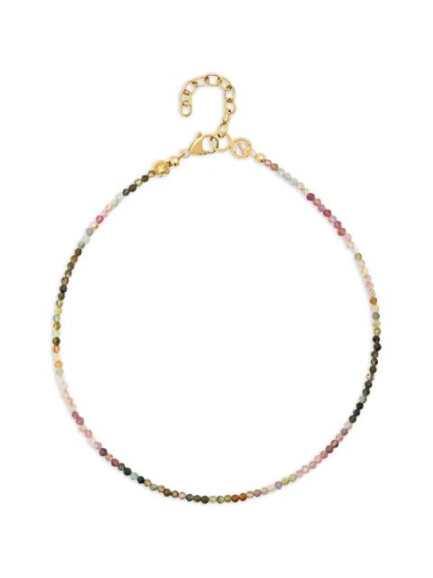 beaded tourmaline necklace by NIALAYA JEWELRY