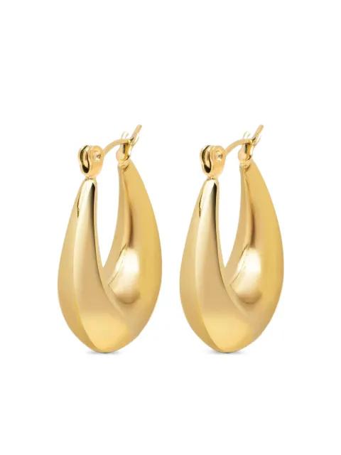 clasp hoop earrings by NIALAYA JEWELRY