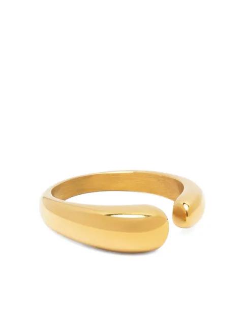 curved-ends ring by NIALAYA JEWELRY