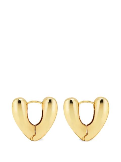 heart hoop earrings by NIALAYA JEWELRY